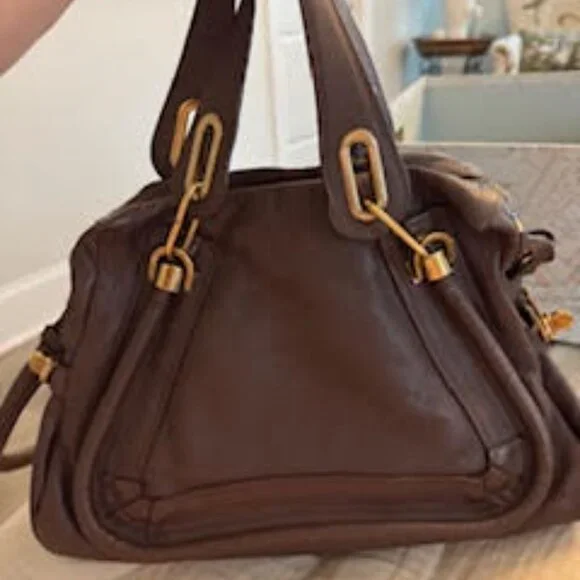 Cloe Paraty Pebbled Leather Bag medium - Picture 2 of 12